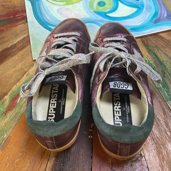 Golden Goose Pink Metallic Leather sneakers - Picture 6 of 6